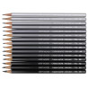 Caran d'Ache grafwood pencil set 15pcs metal case