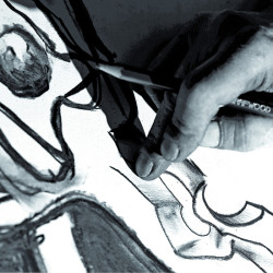 Caran d'Ache graphite line pencil case with accessories