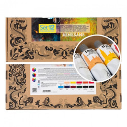 Renesans hydro-oil set of oil paints 12x60ml