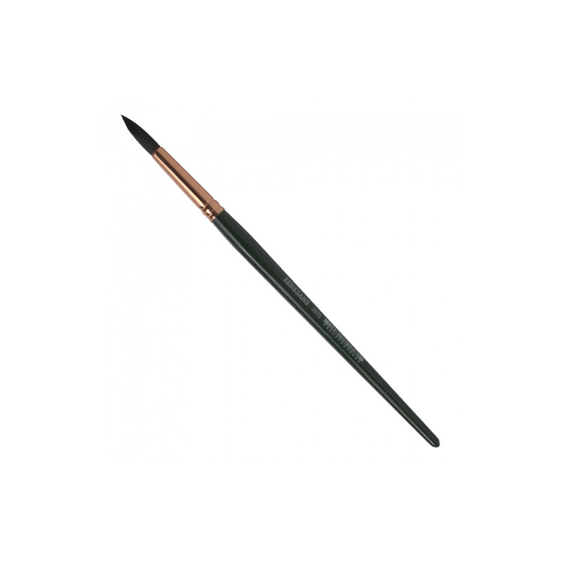 Renesans round brush natural squirrel and pony series 3070