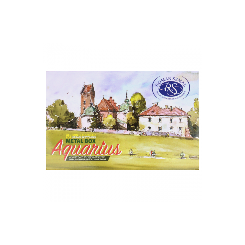 Szmal aquarius zestaw 12 akwareli w kostce Marek Bądzyński - sklep pla