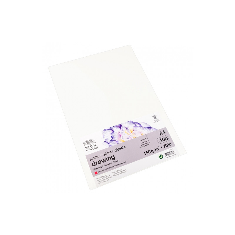 Winsor&Newton papier drawing A4 150g 100ark - sklep plastyczny - szał