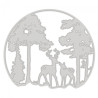 DP Craft die cut forest landscape 11,1cmx12,7cm