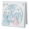 DP Craft die cut forest landscape 11,1cmx12,7cm