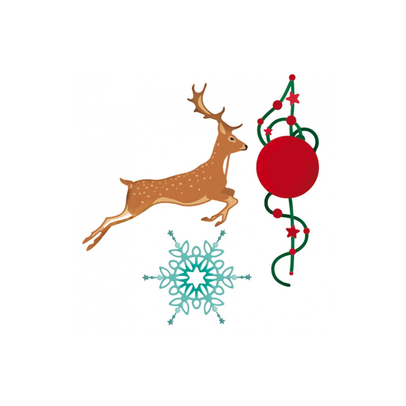 DP Craft die set christmas motives 3 pcs