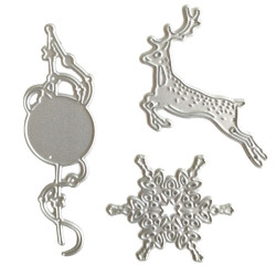 DP Craft die set christmas motives 3 pcs