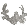 DP Craft christmas wreath cutting die 8,7x7cm