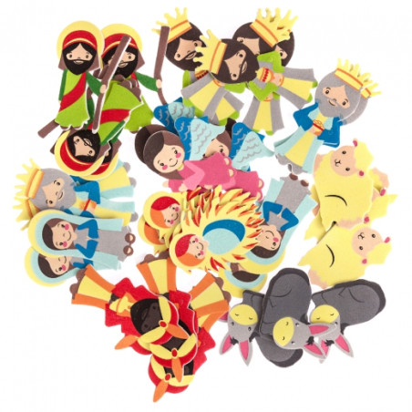 Dp Craft christmas nativity scene foam stickers 36pcs