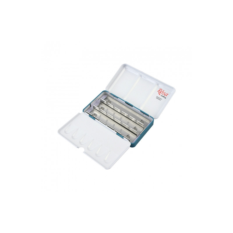 Rosa gallery metal cassette for watercolors 12 pcs