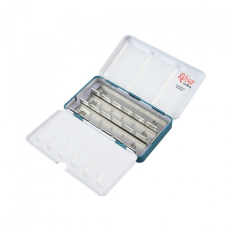 Rosa gallery metal cassette for watercolors 12 pcs