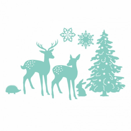 DP Craft set of cutting dies winter wonderland 7 pcs