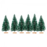 DP Craft decorative Christmas trees 5cm 6 pcs