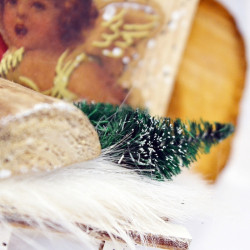 DP Craft decorative Christmas trees 5cm 6 pcs