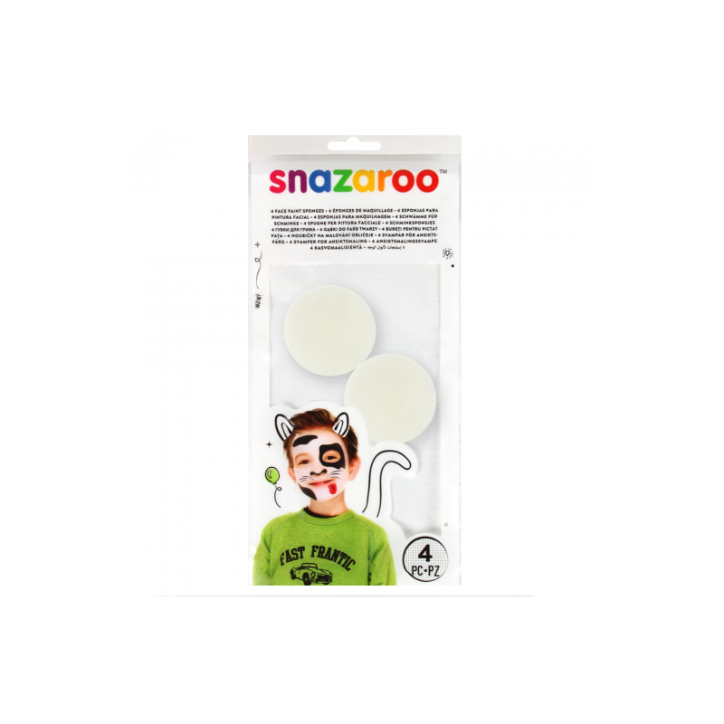 Snazaroo makeup sponges 4 pcs