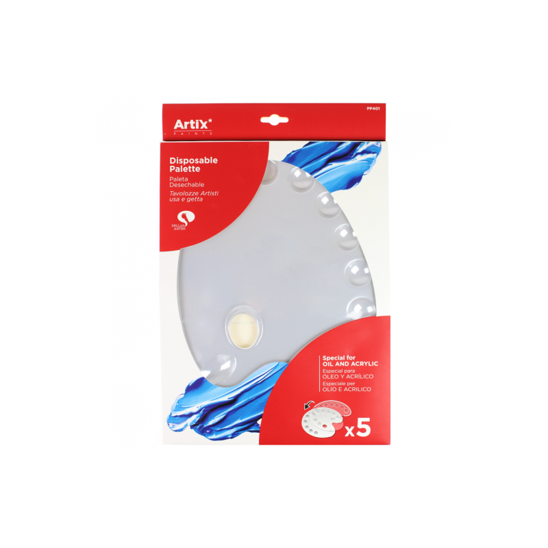 Artix plastic pallet with 4 disposable cartridges