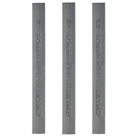 Caran d'Ache grafcube rgb graphite 10mm water-soluble