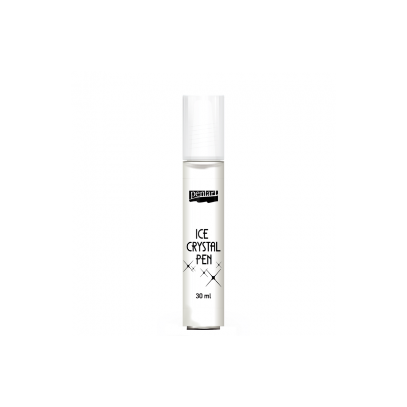 Pentart ice crystal pen pasta z kryształkami lodu 30ml - sklep plastyc