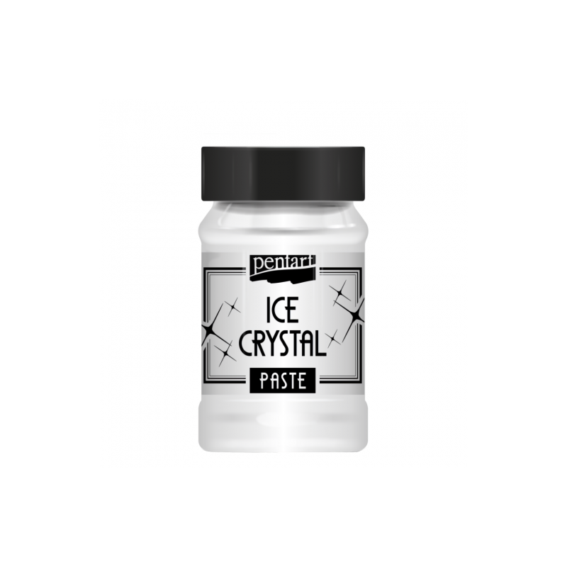 Pentart ice crystal pasta z kryształkami lodu 100ml - sklep plastyczny