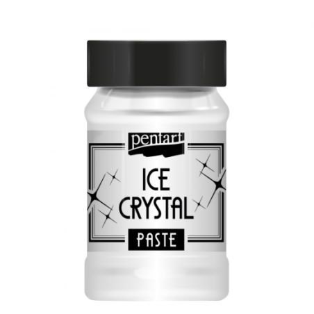 Pentart ice crystal pasta z kryształkami lodu 100ml - sklep plastyczny
