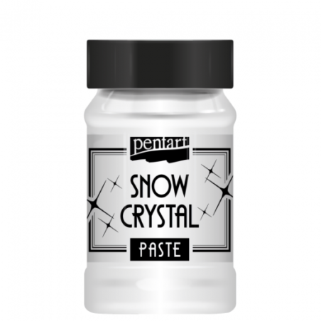 Pentart snow crystal pasta z kryształkami śniegu 100ml - sklep plastyc