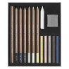 Caran d'Ache zestaw rysunkowy light&shade 15 elementów - sklep plastyc