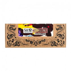 Rensesans maxi acril zestaw farb akrylowych 12x60ml - sklep plastyczny