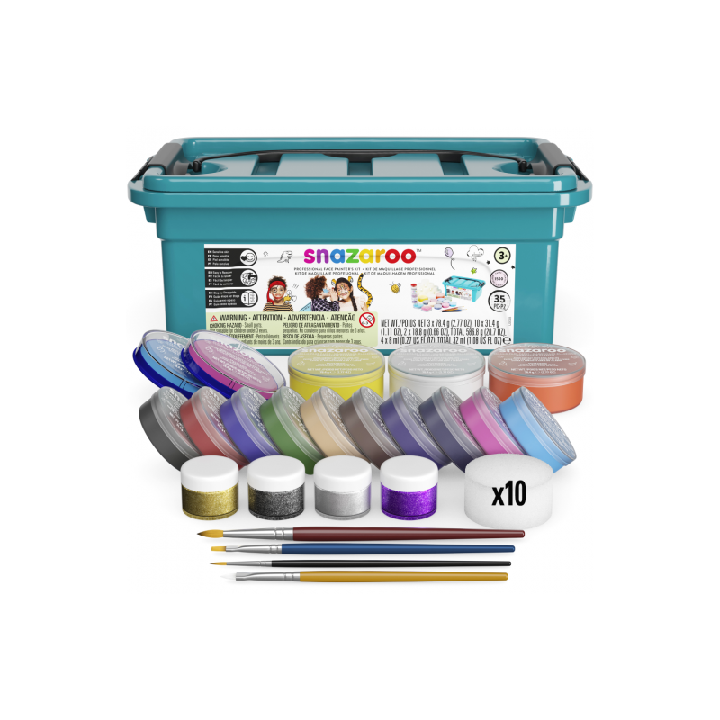 Snazaroo professional set for face painting 35 elements