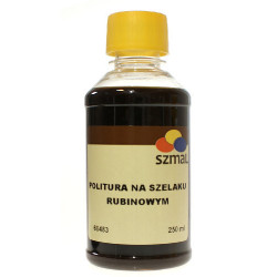 Szmal politura na szelaku rubinowym 250 ml - sklep plastyczny - szał d