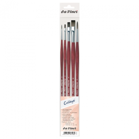 Da Vinci College Set of 5 Synthetic Brushes
