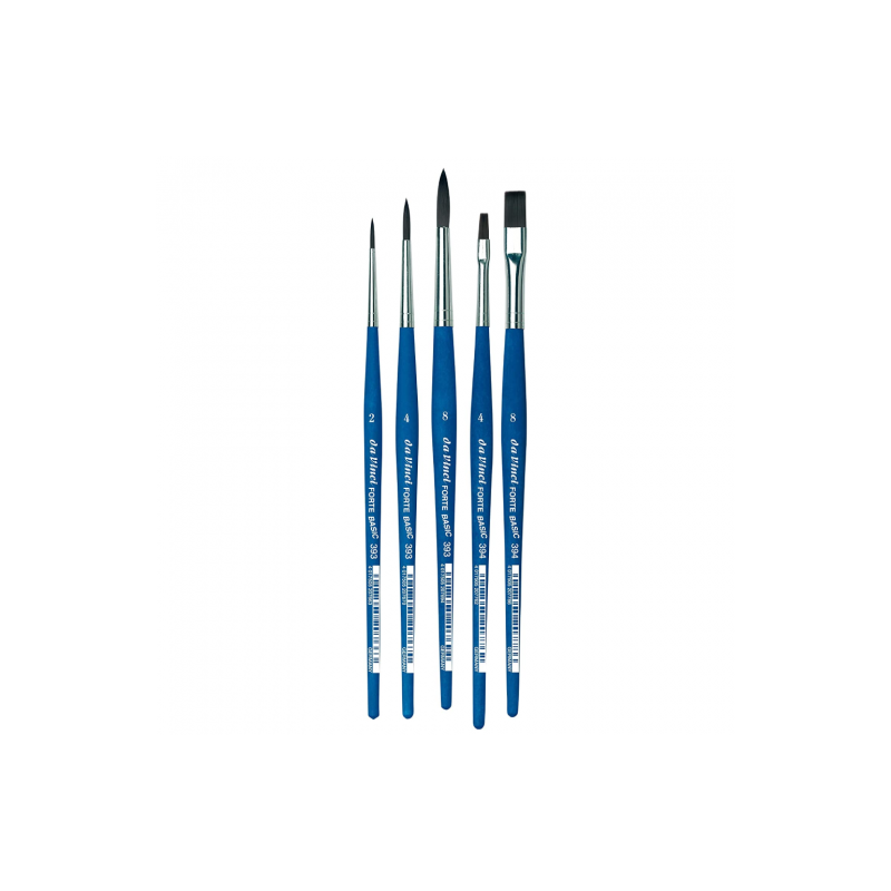 Da Vinci forte basic set of 5 synthetic brushes