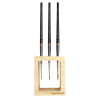 Da Vinci miniature maestro p.76 set of 3 brushes with a wooden stand