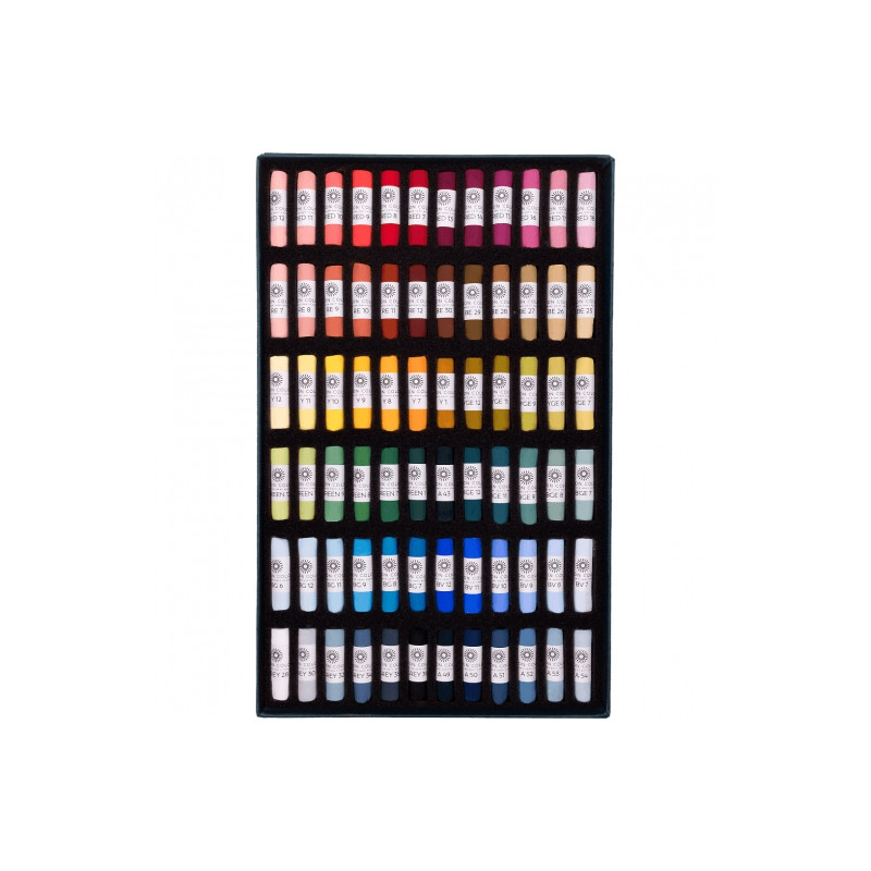 Unison Color starter set of dry pastel sticks 72pcs 710310