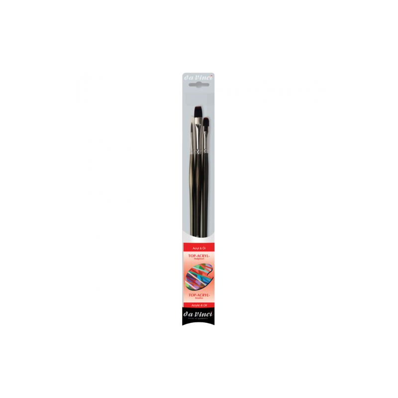 Da Vinci top-acryl zestaw 3 pędzli syntetycznych - sklep plastyczny -