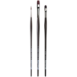 Da Vinci top-acryl set of 3 synthetic brushes