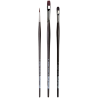 Da Vinci top-acryl set of 3 synthetic brushes