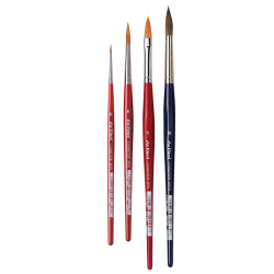 Da vinci cosmotop set of 4 watercolor brushes