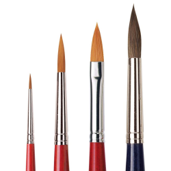 Da vinci cosmotop set of 4 watercolor brushes