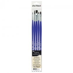 Da Vinci forte-acrylics set of 5 synthetic brushes