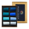 Unison Color set of dry blue semi-pastel sticks 8 pcs