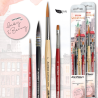 Da Vinci urban watercolor set of 4 watercolor brushes