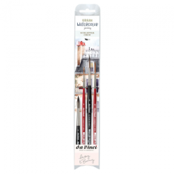 Da Vinci urban watercolor rigger crew set of 4 watercolor brushes