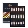 Unison Colour dark 1 zestaw suchych pasteli w sztyfcie 18szt 740321 -