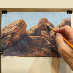 Unison Colour natural earth zestaw 8 suchych półpasteli w sztyfcie - s