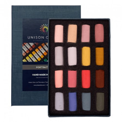 Unison Color portrait set of semi-pastel dry sticks 16pcs 750003