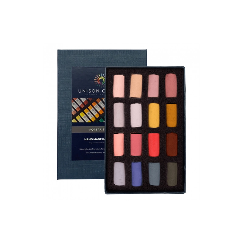 Unison Color portrait set of semi-pastel dry sticks 16pcs 750003
