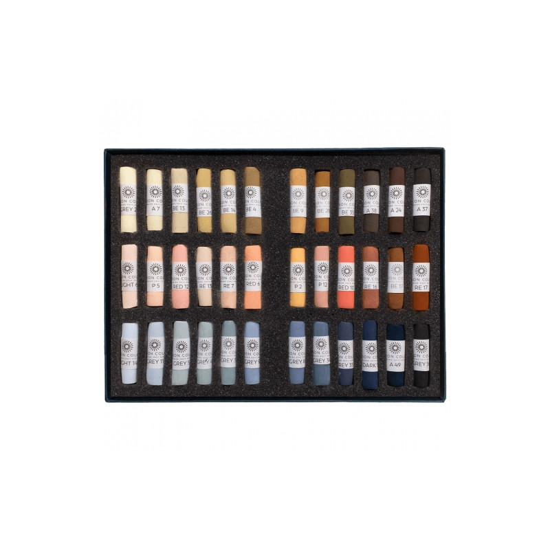 Unison Color portrait set of dry pastel sticks 36pcs 740286
