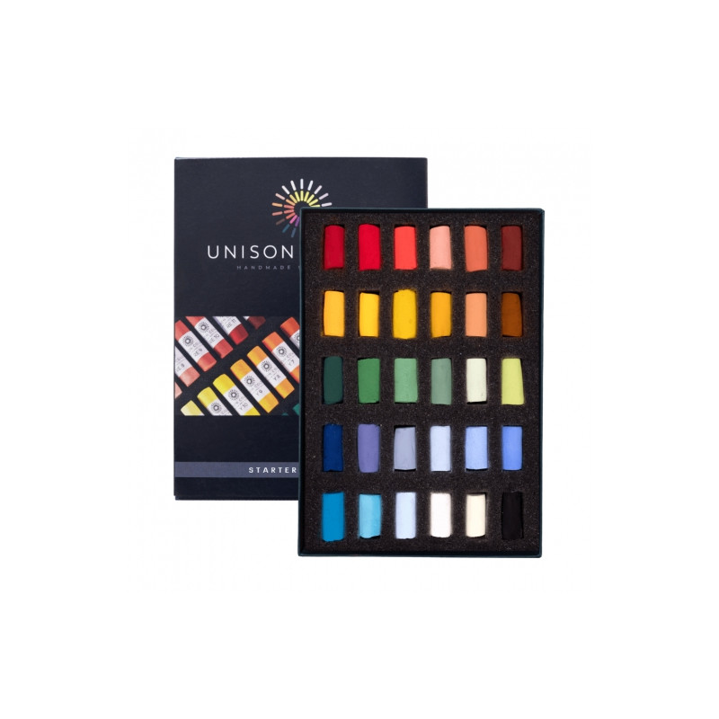 Unison Colour starter zestaw suchych półpasteli w sztyfcie 30szt 74090