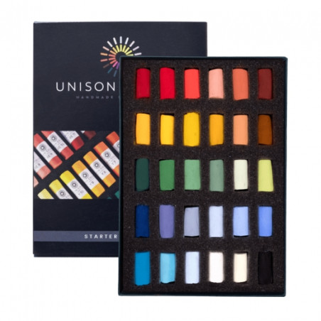 Unison Colour starter zestaw suchych półpasteli w sztyfcie 30szt 74090
