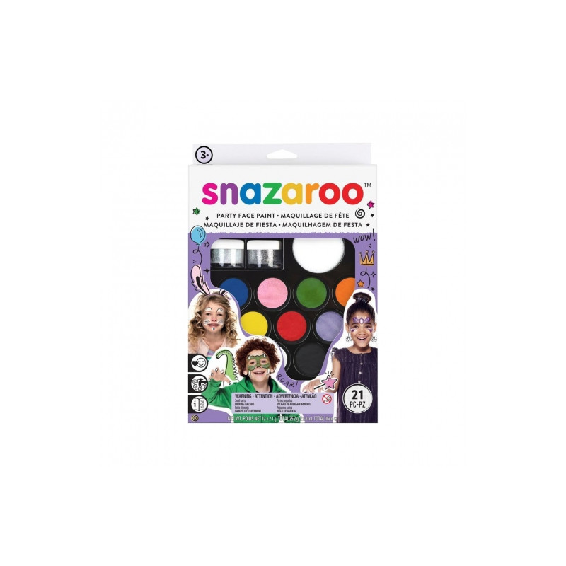 Snazaroo party face paint kit accessories