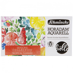 Schmincke horadam tropical summer zestaw akwareli 12 półkostek 7483409